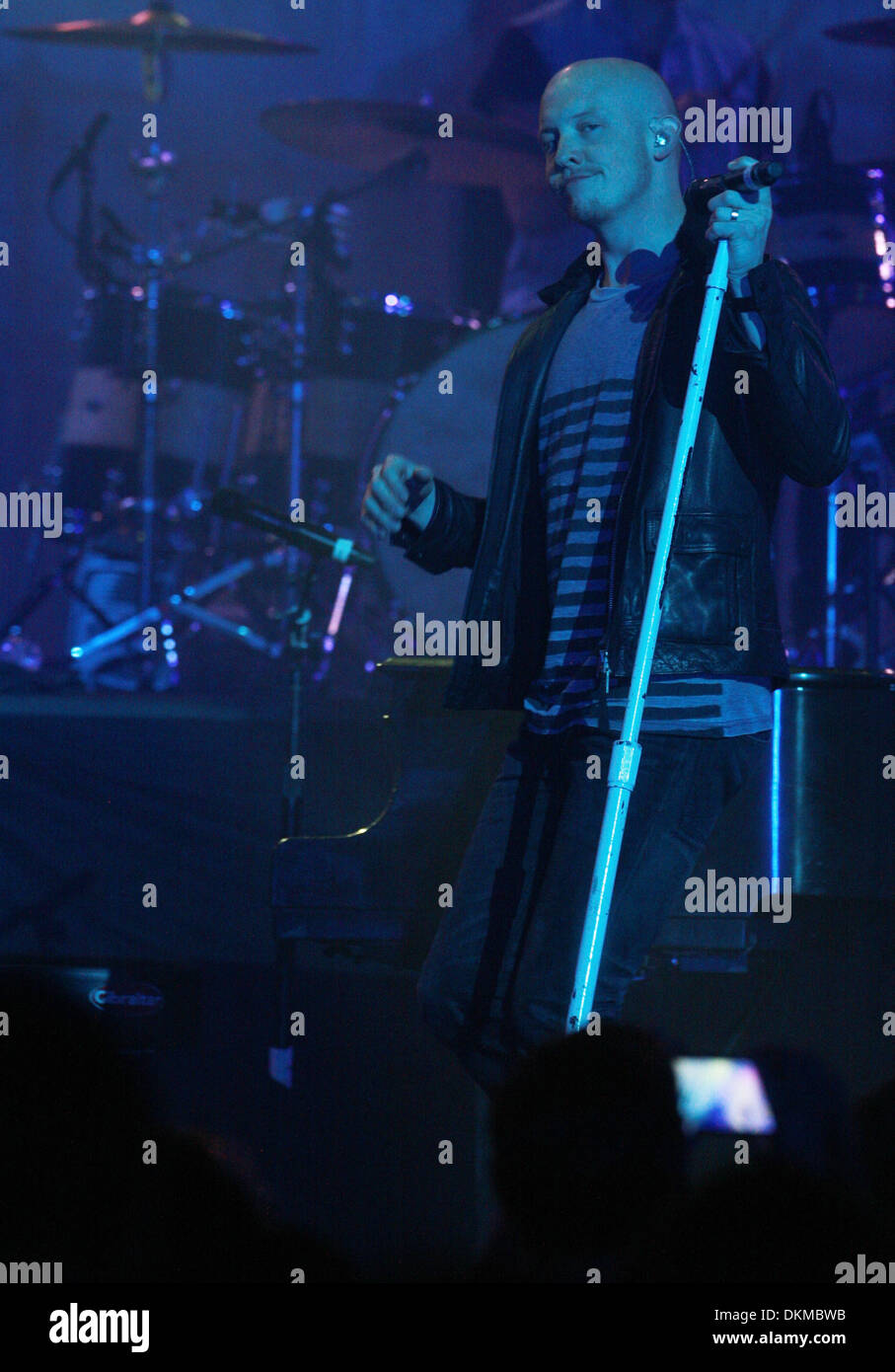 Las Vegas, Nevada, USA. 7th Dec, 2013. Musician Isaac Slade performs with his band The Fray during radio station MIX 94.1 'Not So Silent Night' concert on December 6, 2013 at The Joint at Hard Rock Hotel & Casino n Las Vegas, Nevada. Credit:  Marcel Thomas/ZUMAPRESS.com/Alamy Live News Stock Photo