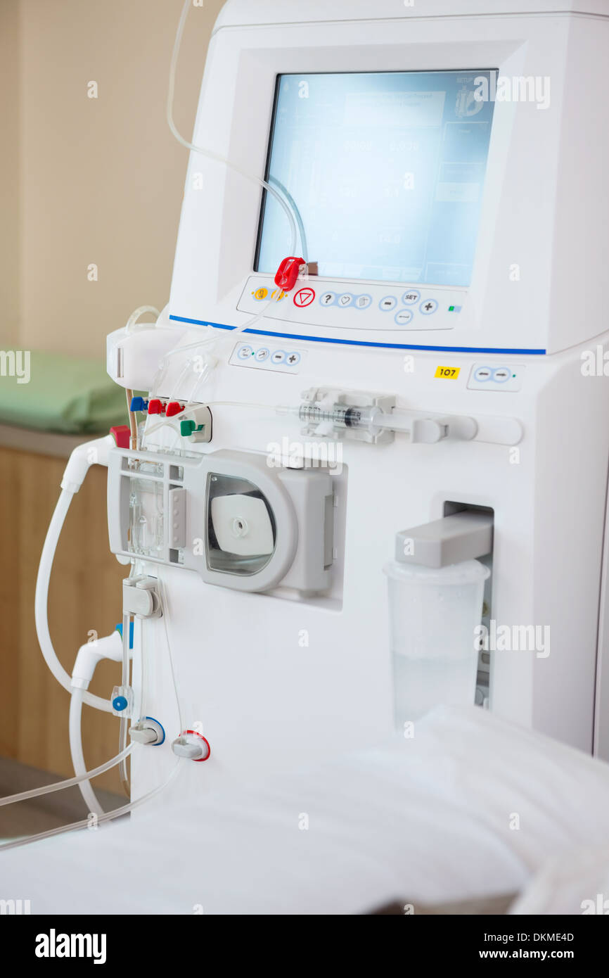 Advanced Dialysis Machine In Chemo Room Stock Photo Alamy
