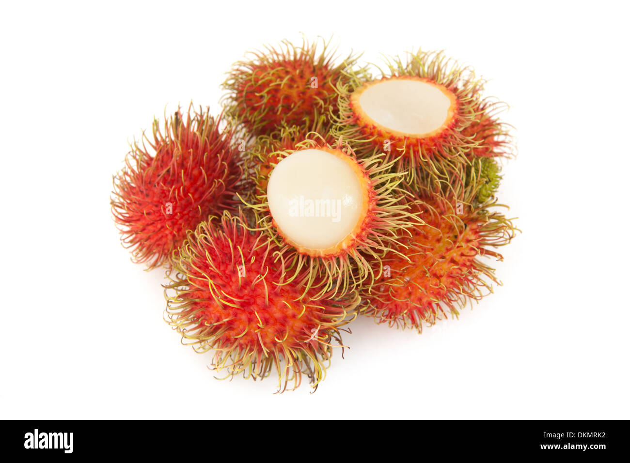 rambutan isolated on white background Stock Photo - Alamy