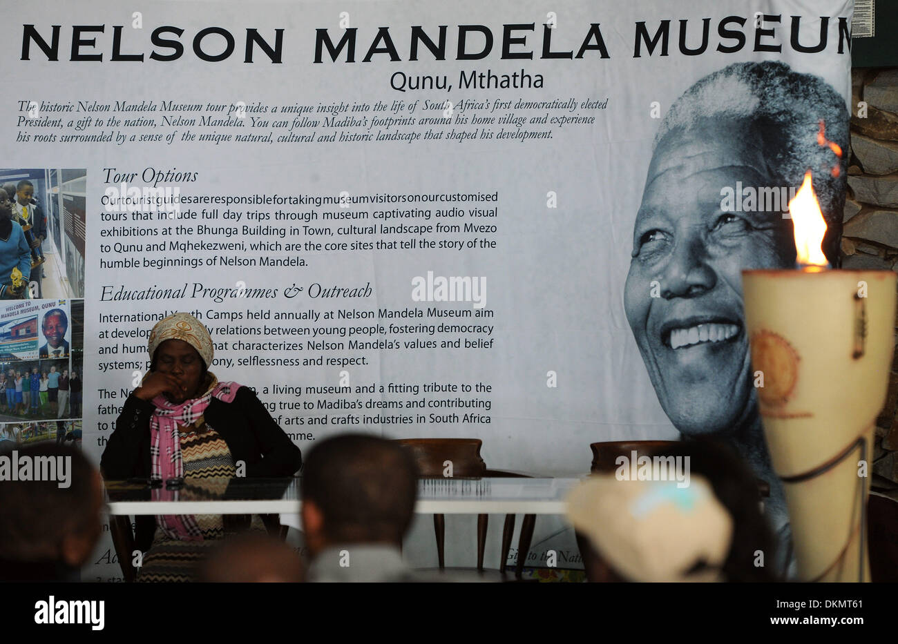 QUNU, SOUTH AFRICA: The Neslon Mandela Museum held a ceremony honouring former President Nelson Mandela on December 7, 2013 in Qunu, South Africa. The Father of the Nation, Nelson Mandela, Tata Madiba, passed away quietly on the evening of December 5, 2013 at his home in Houghton with family. Credit:  Gallo images/Alamy Live News Stock Photo