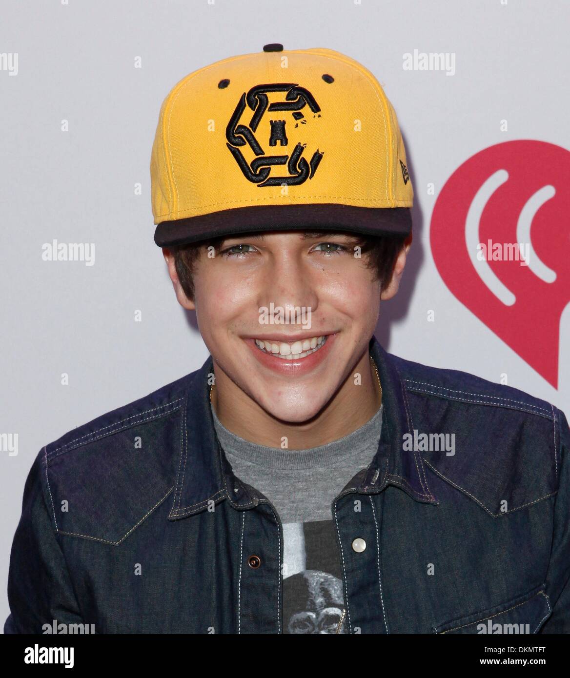 Los Angeles, CA, USA. 6th Dec, 2013. Austine Mahone in attendance for KIIS-FM Jingle Ball, STAPLES Center, Los Angeles, CA December 6, 2013. Credit:  Emiley Schweich/Everett Collection/Alamy Live News Stock Photo