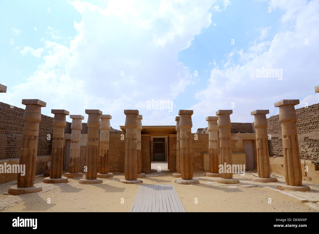 Tomb of the king Horemoheb @ Saqqara Stock Photo