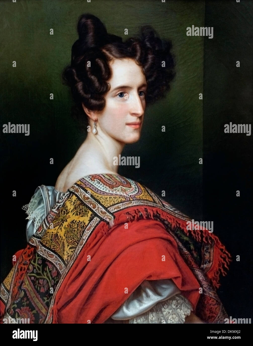 Court Singer Katharina Sigl Vespermann 1828 Joseph Stieler 1781-1858 German Germany Stock Photo