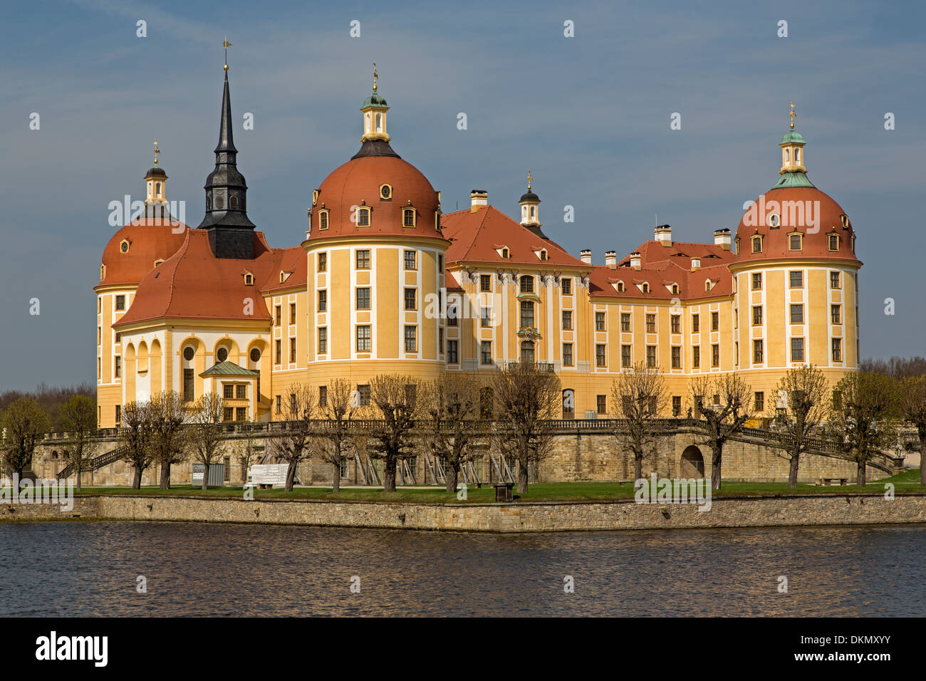 Castle Moritzburg, Dresden, Saxon, Germany, Europe Stock Photo