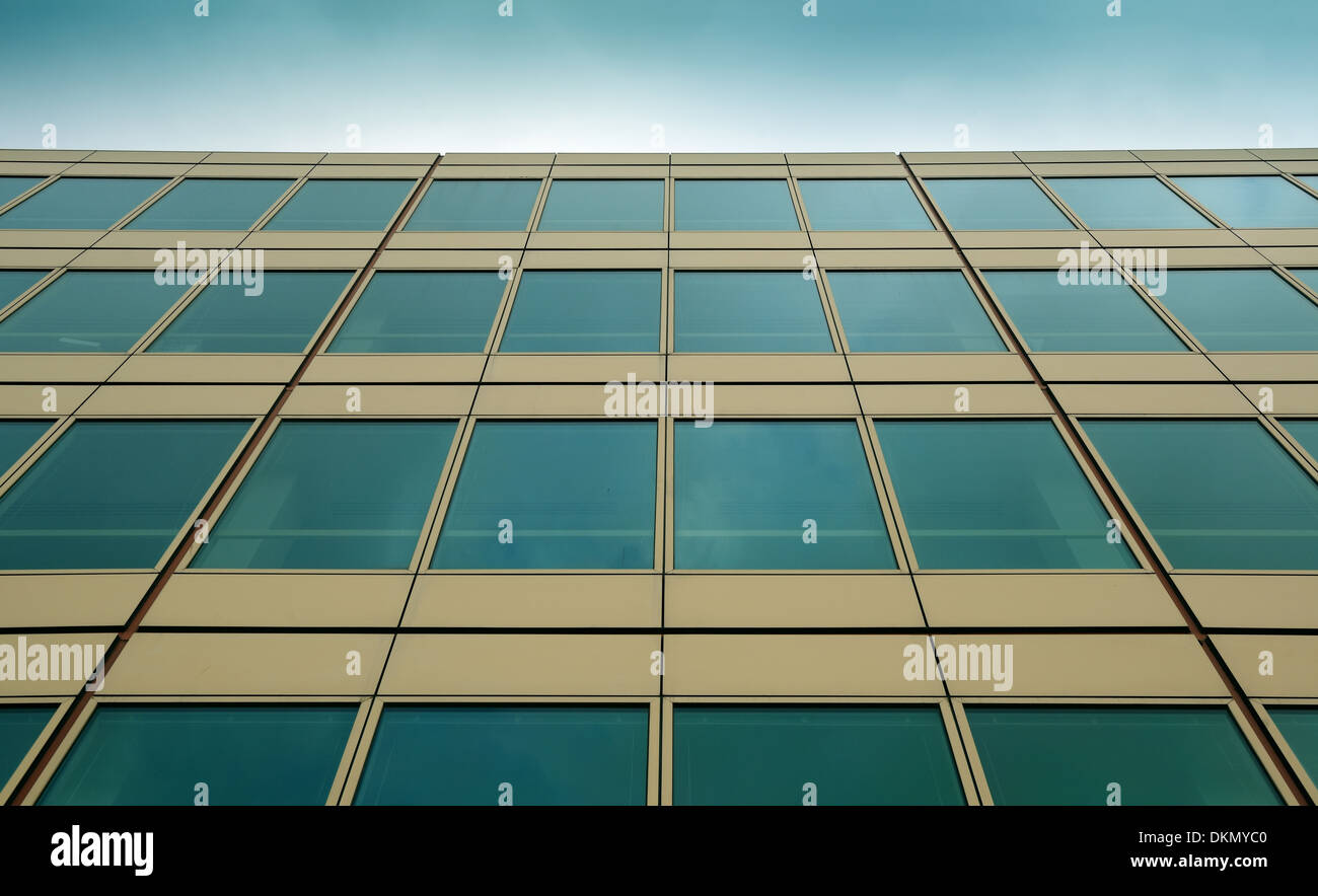 Modern office building in london business district stock photo alamy