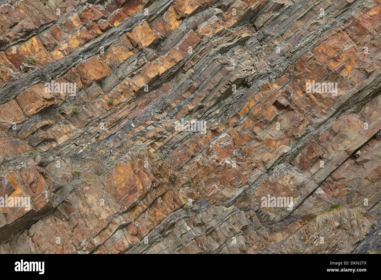 stratum rock layers Stock Photo