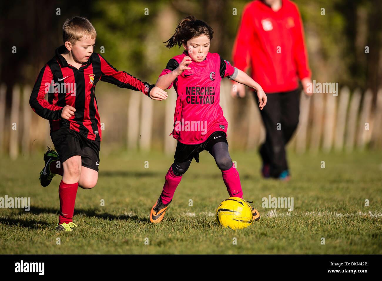 A Boy Playing Football