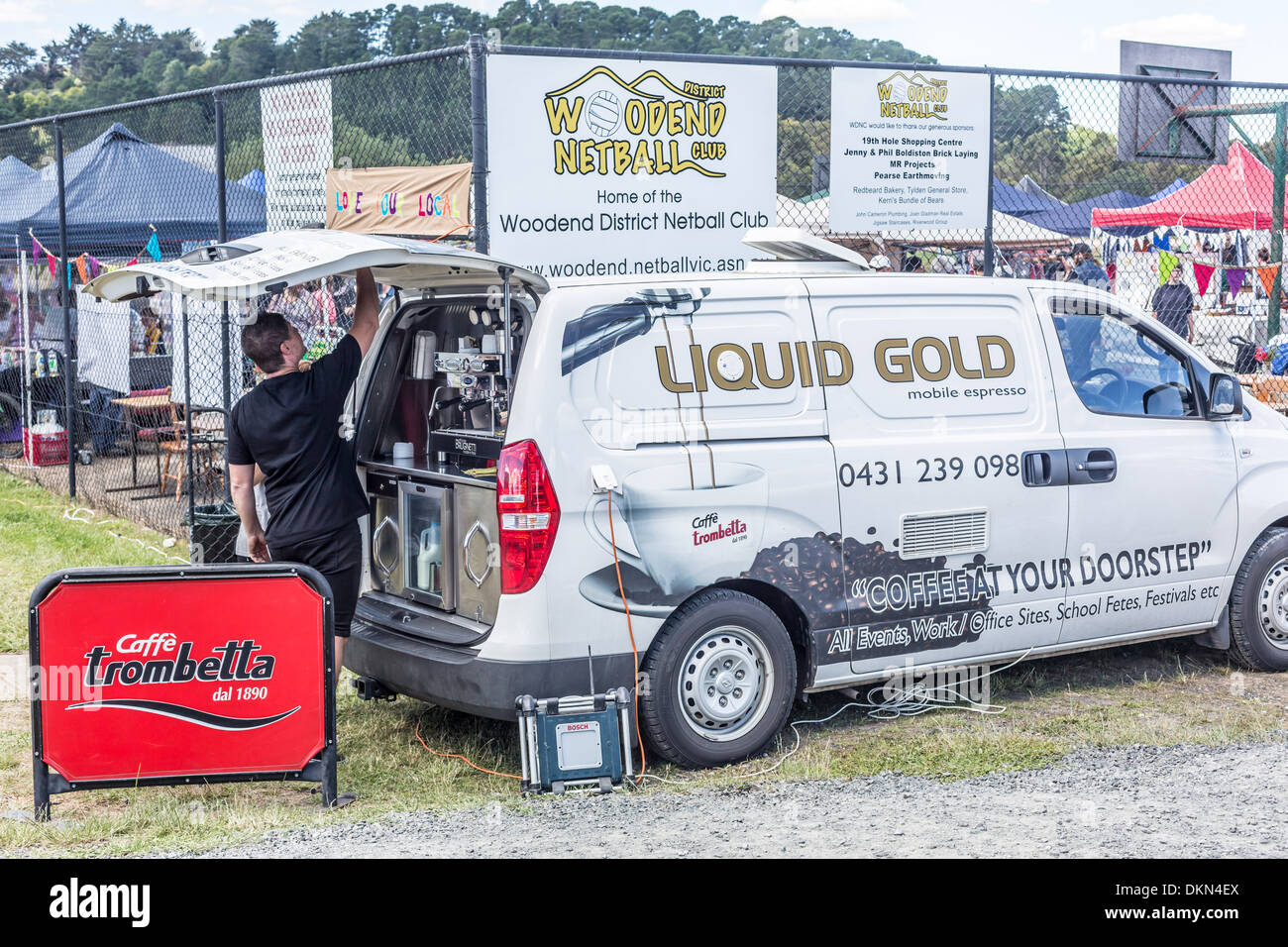 Mobile coffee van hires stock photography and images Alamy