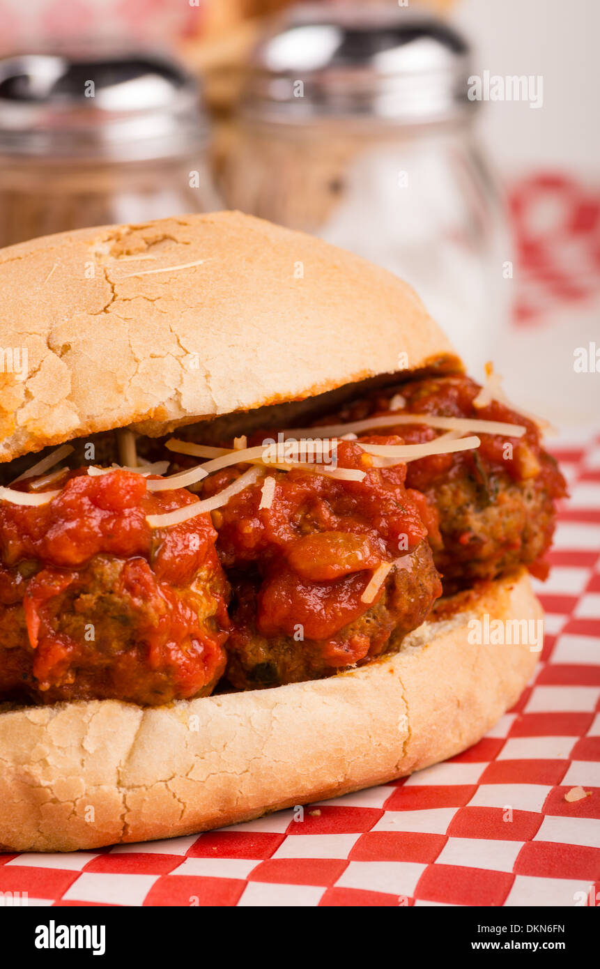 Sub sandwich meatball hires stock photography and images Alamy