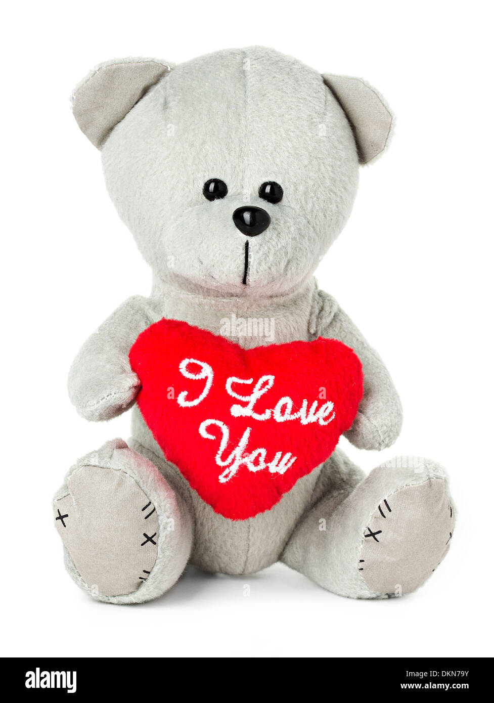 Cuddly white teddy bear red hi-res stock photography and images - Alamy