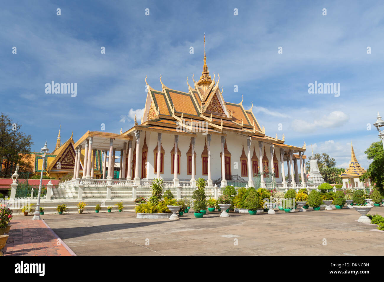 The silver pagoda, Wat Preah Keo Morokot, temple of the emerald Buddha