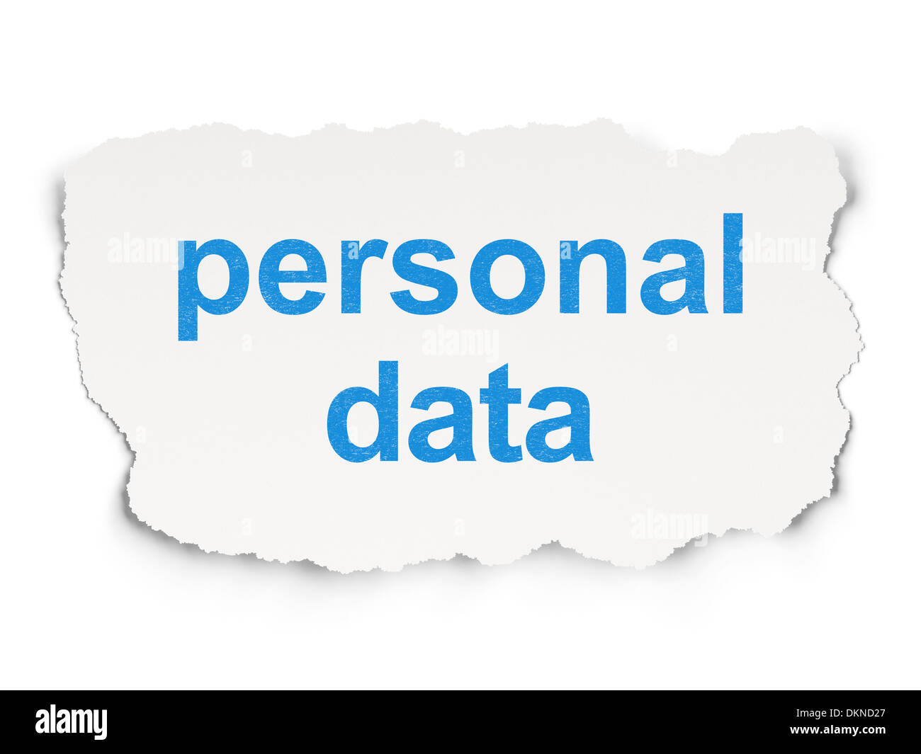 Data concept: Personal Data on Paper background Stock Photo