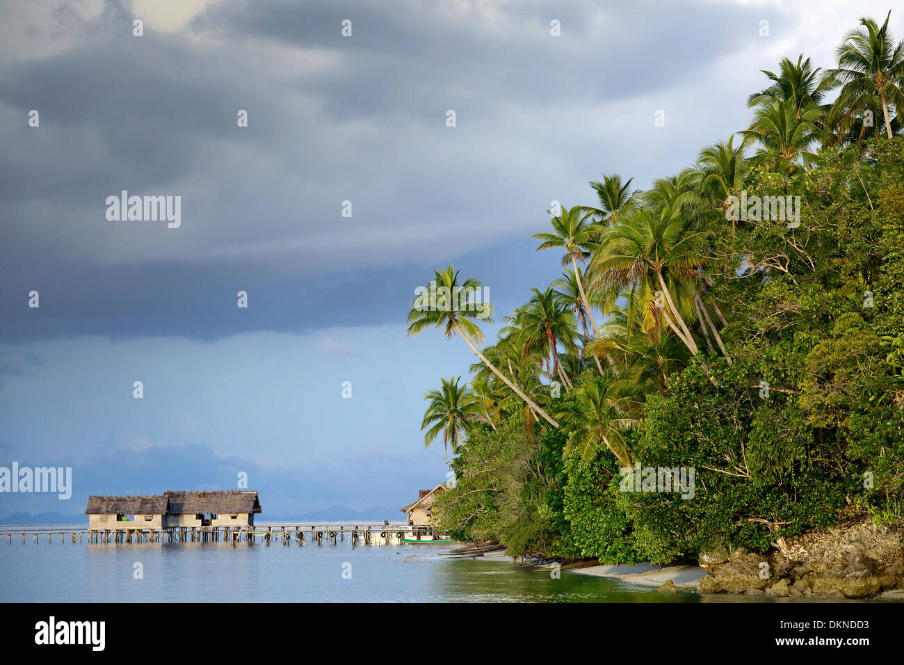 Kri Island in the idyllic Raja Ampat Islands of West Papua Stock Photo