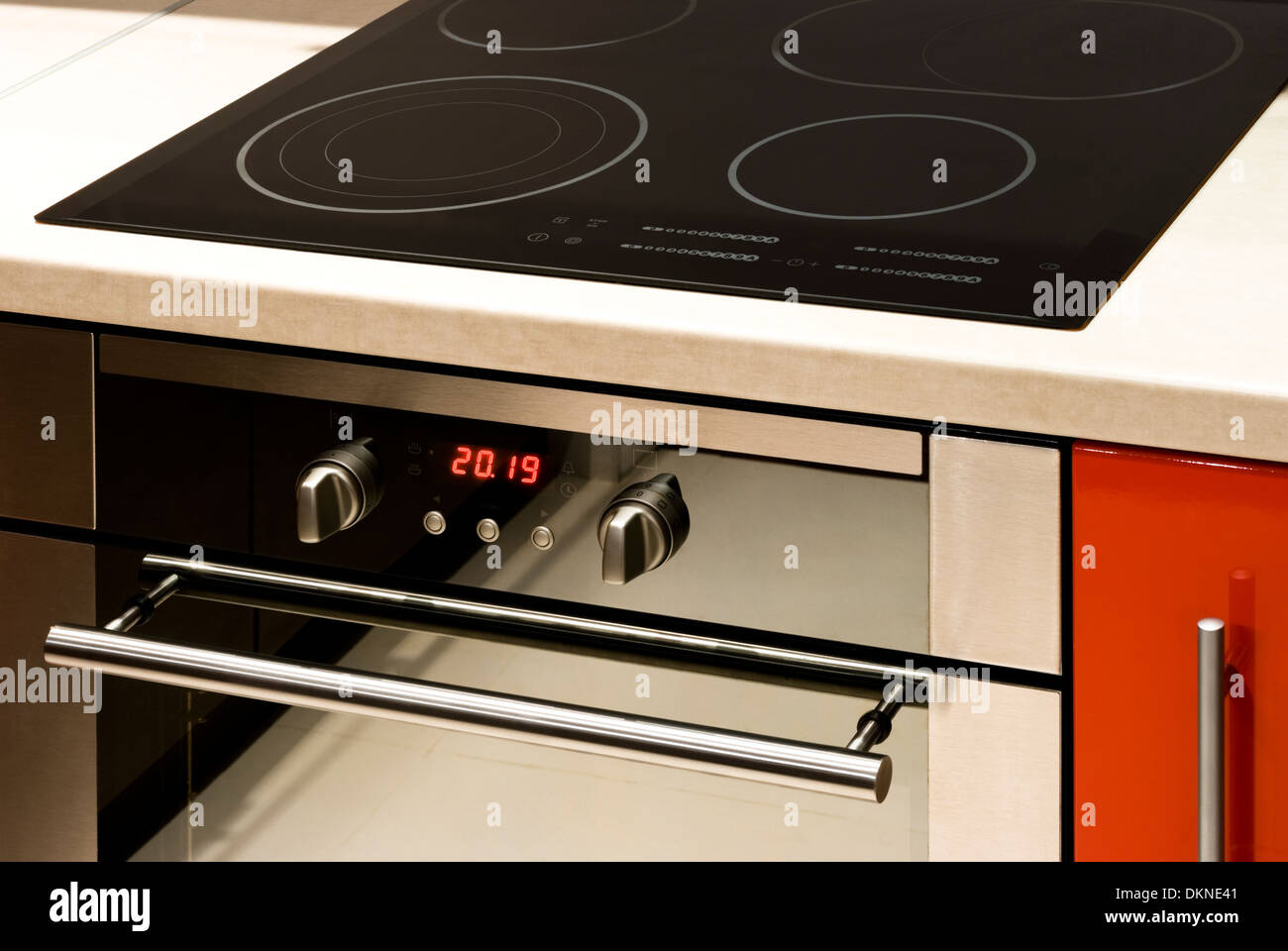 https://c8.alamy.com/comp/DKNE41/modern-electric-oven-with-digital-display-and-controls-DKNE41.jpg