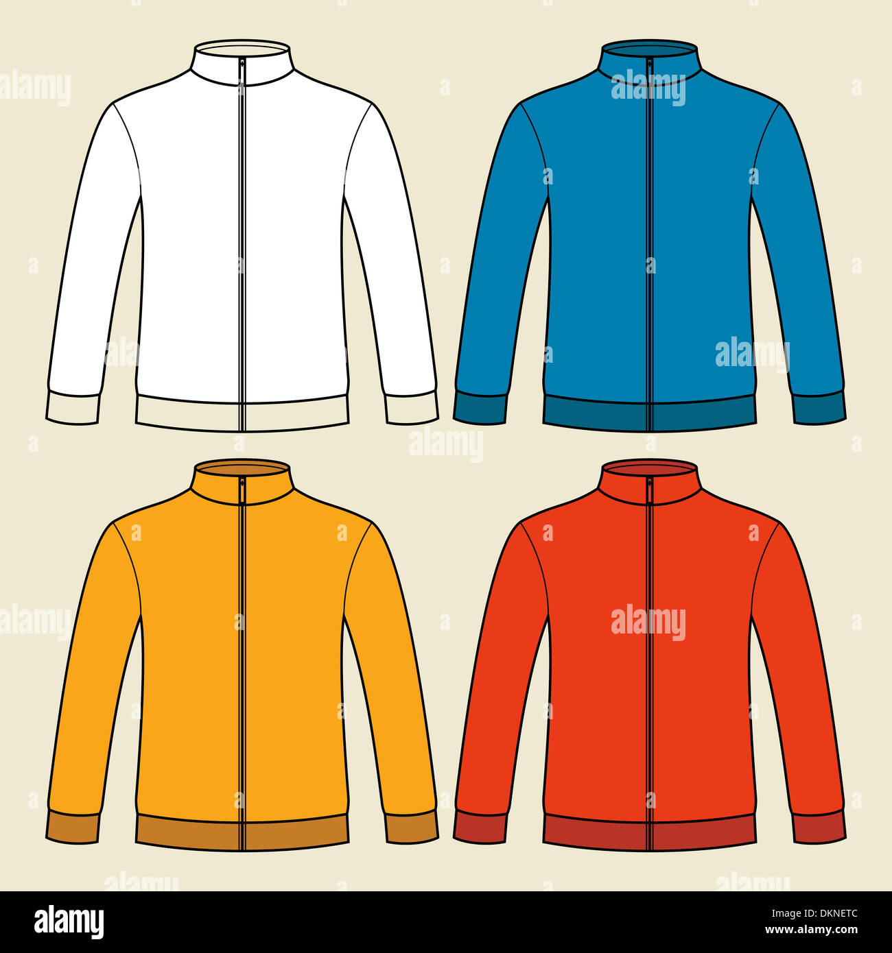 Colorful blank sweatshirts template stock photo alamy