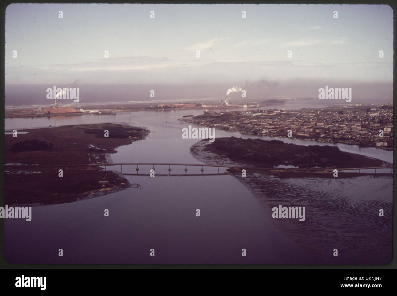 Humboldt Bay, located near Eureka, California, is a significant coastal