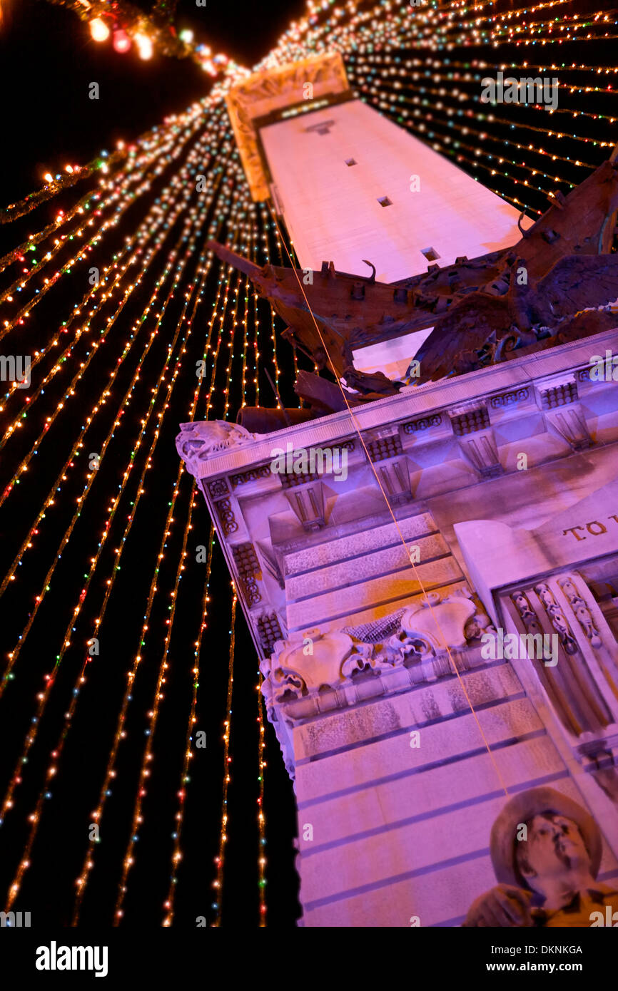 The Soldier and Sailor Monument in Downtown Indianapolis, Indiana