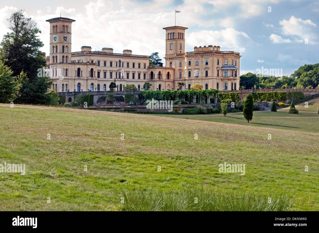 Osborne House, East Cowes, Isle of Wight. Former residence of Queen