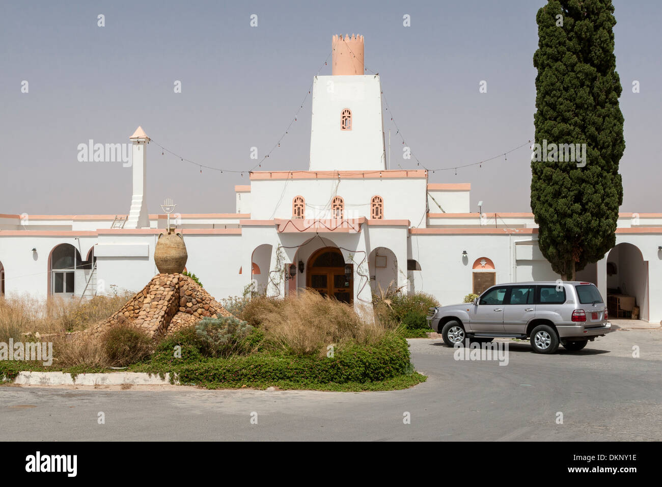 Libya, Yafran (Yefren). Hotel, Built 1929, Remodeled 2006 Stock Photo
