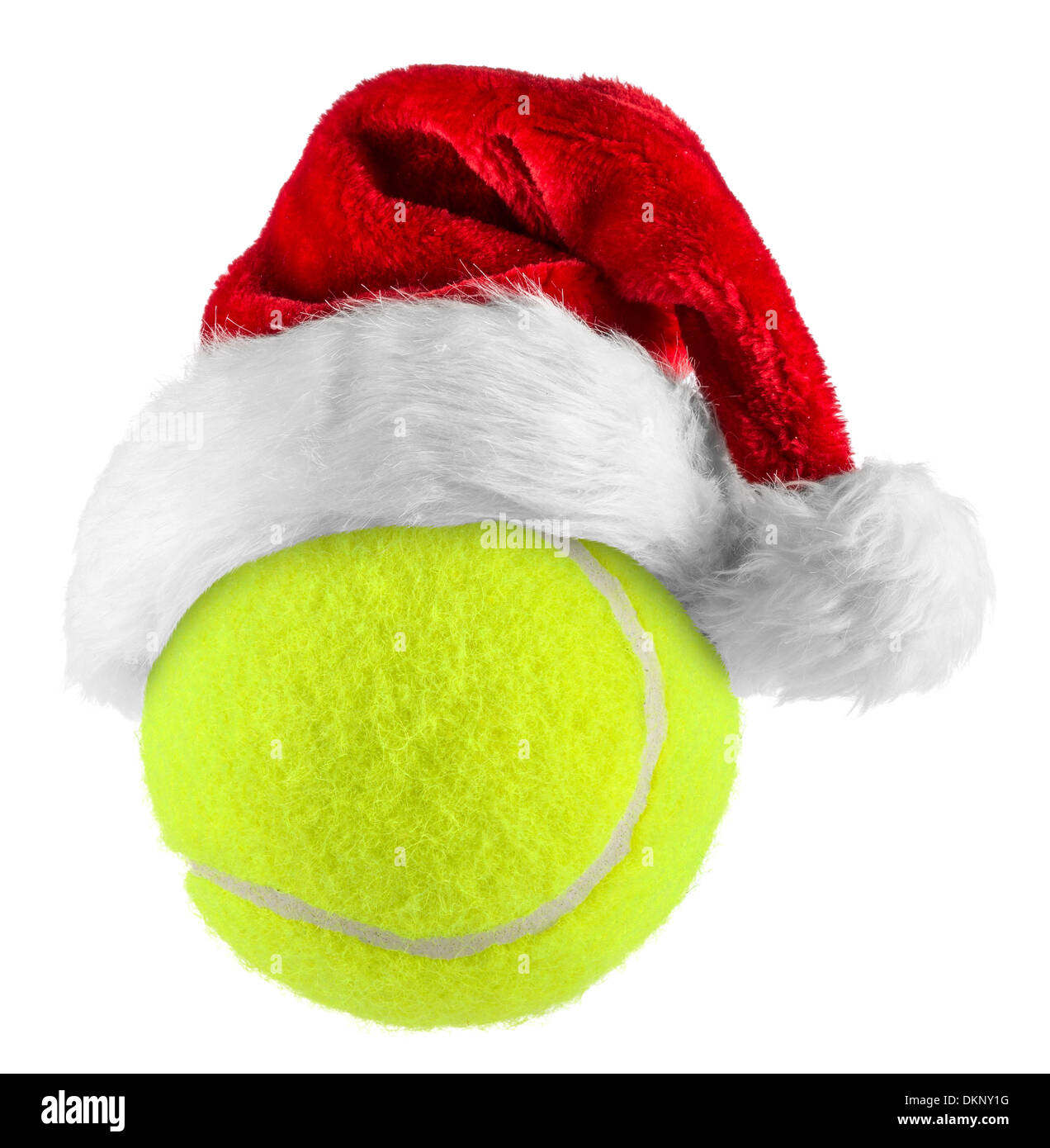 Santa hat on tennis ball hi-res stock photography and images - Alamy