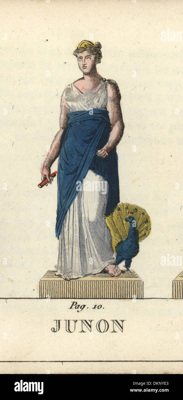 Juno, queen of the gods, Roman goddess of matrimony. Stock Photo