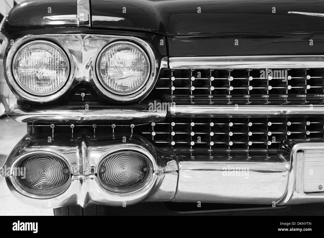 1959 Cadillac Fleetwood on Display at the Kokomo Automotive Museum, December, 2013 Stock Photo