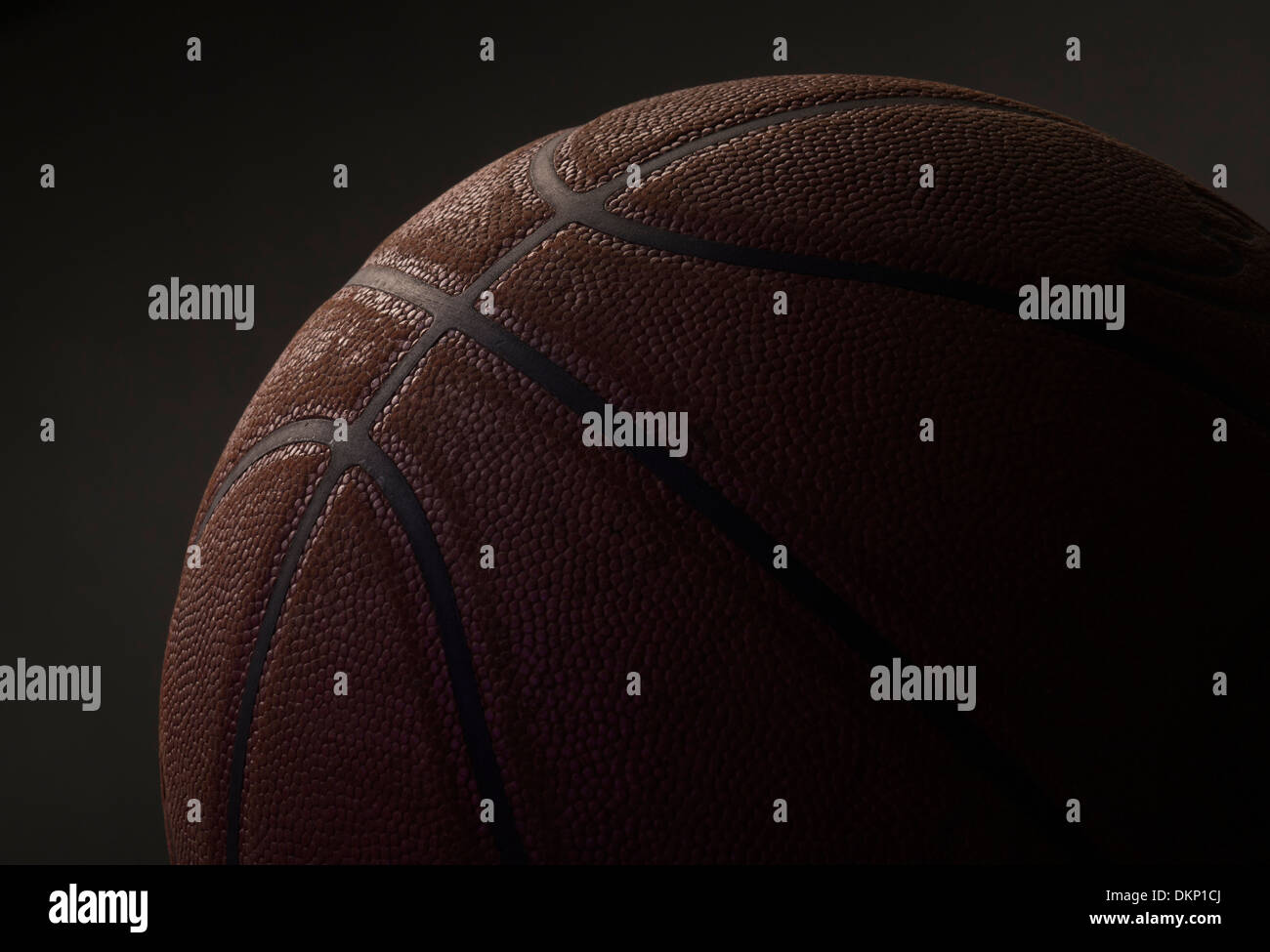 An old basketball is seen in studio, November 26th, 2013. (Adrien Veczan) Stock Photo