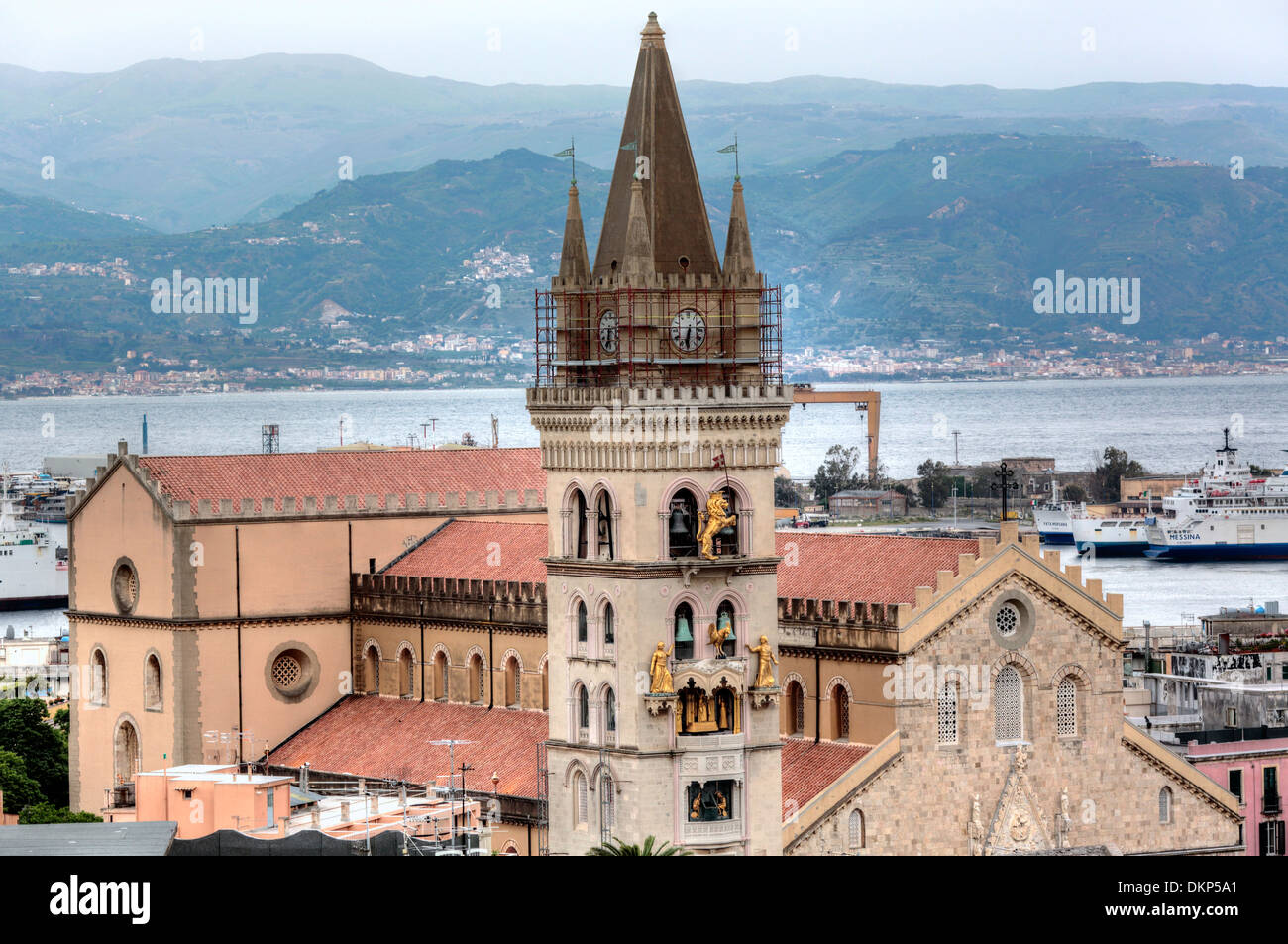 Messina Cathedral, Messina, Sicily, Italy Stock Photo