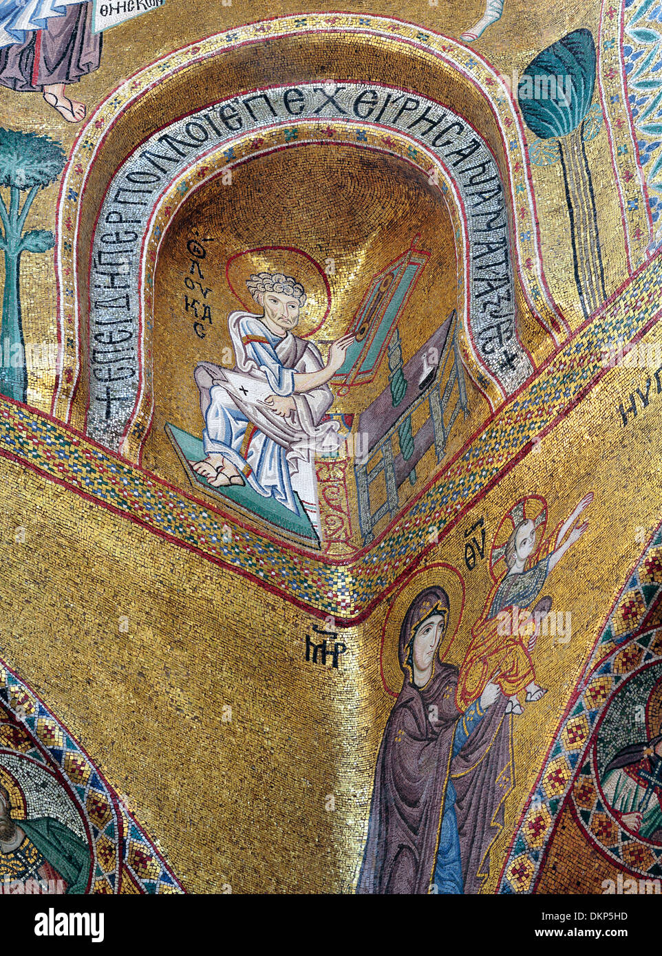 Palermo mosaic church hi-res stock photography and images - Alamy