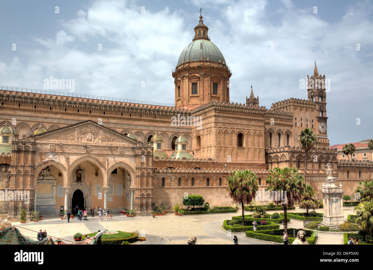 Palermo cathedral, Palermo, Sicily, Italy Stock Photo