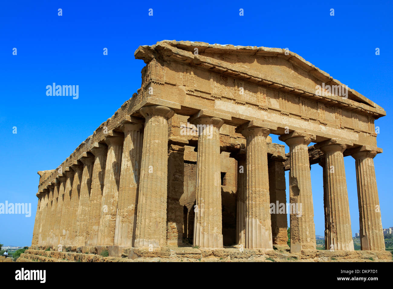 Temple of Concordia (430 BC), Valley of the Temples, Agrigento, Sicily, Italy Stock Photo