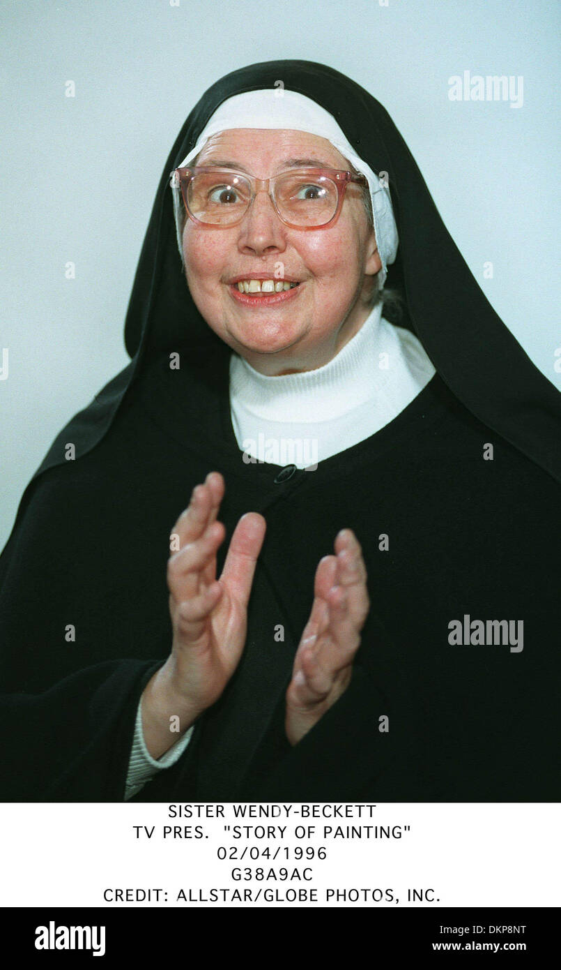 SISTER WENDY-BECKETT.TV PRES. ''STORY OF PAINTING''.02/04/1996.G38A9AC.CREDIT: ALLSTAR/ Stock Photo