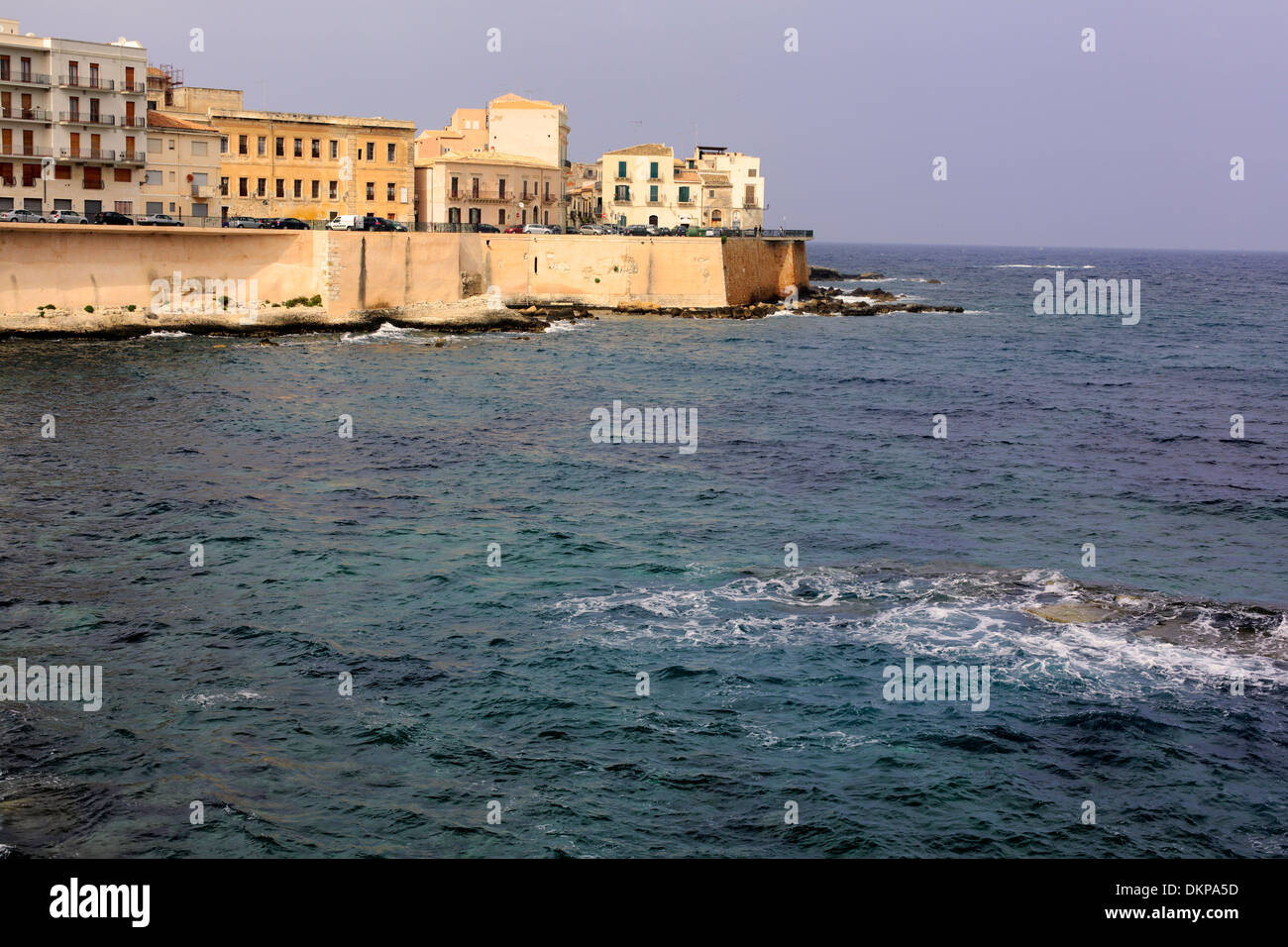 Mediterranean sea, Ortygia, Syracuse, Sicily, Italy Stock Photo