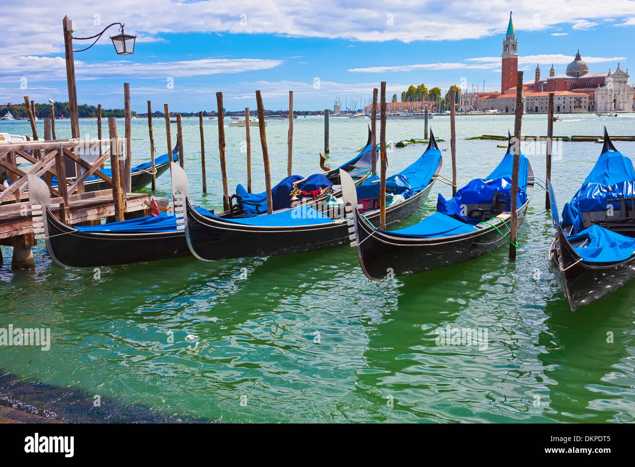 Gondolas in Venice Stock Photo - Alamy