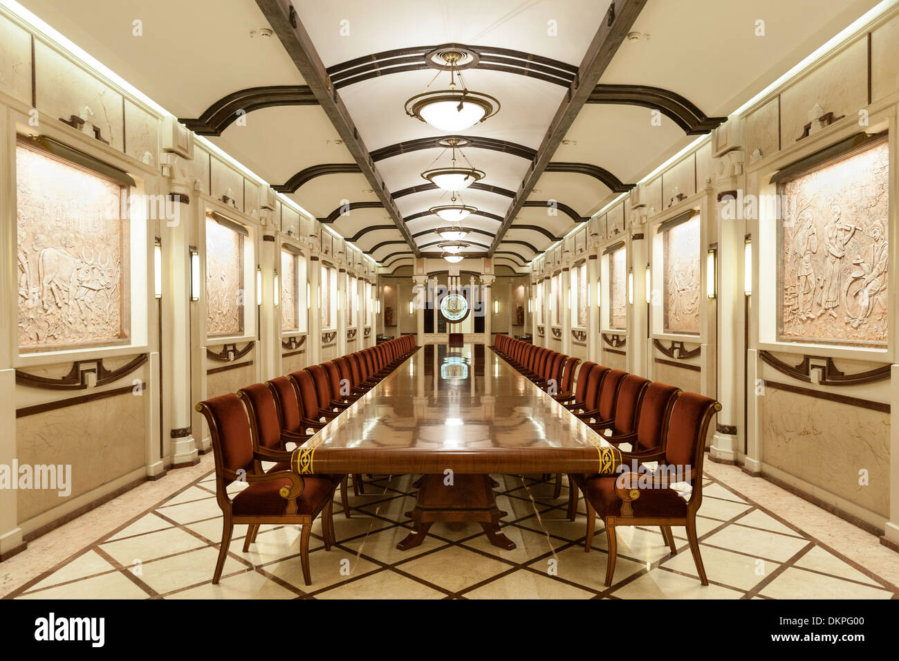 Dining and function rooms in the Cricova wine cellars near Chisinau