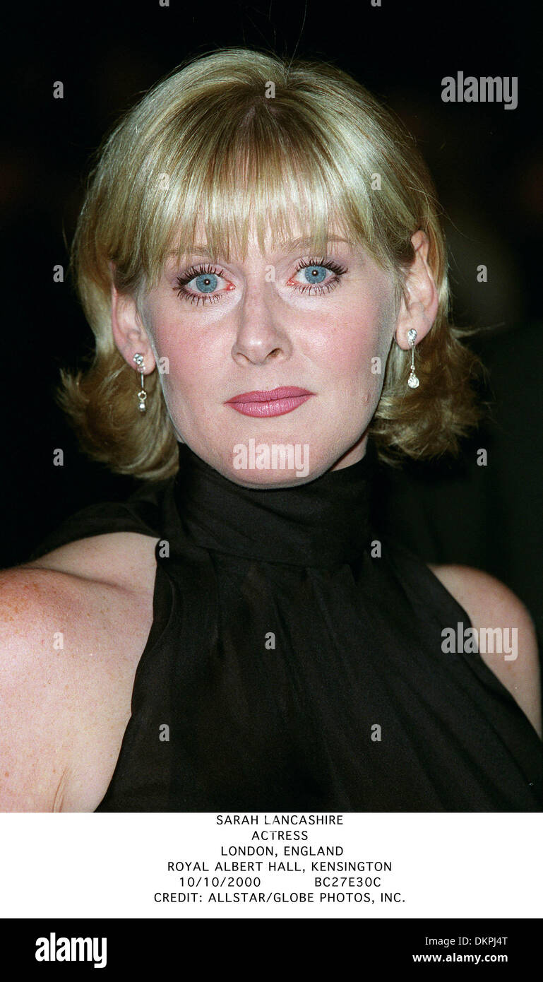 Oct. 10, 2000 ROYAL ALBERT HALL, KENSINGTON SARAH LANCASHIRE(06)