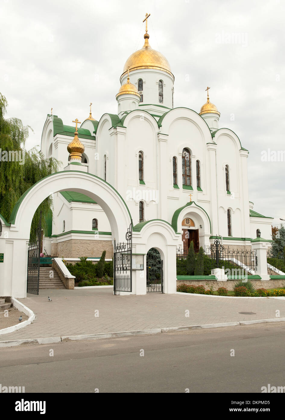 The Russian Orthodox Church of Nativity in Tiraspol, the capital of Transnistria. Stock Photo