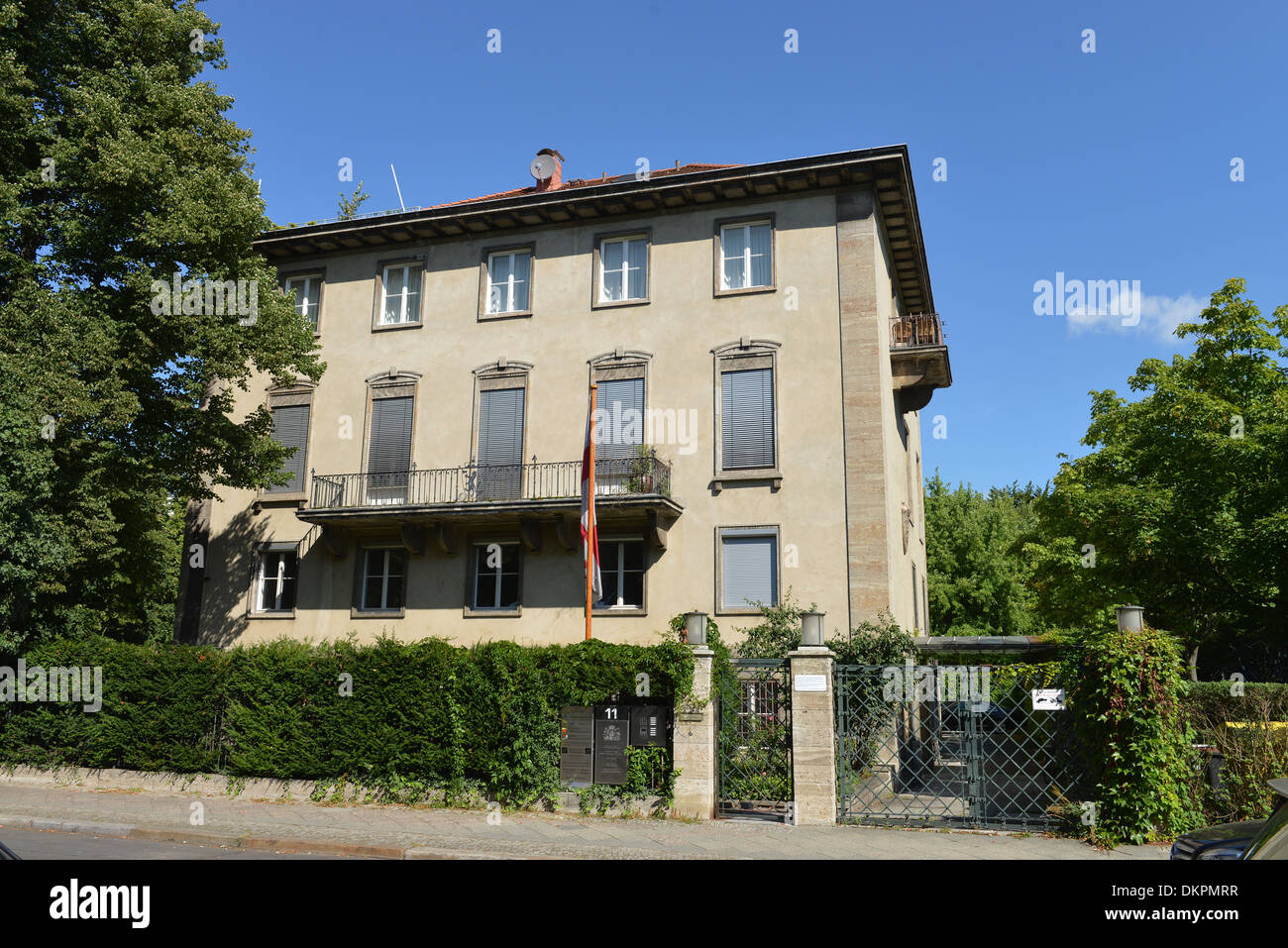 Botschaft Georgien, Rauchstrasse, Tiergarten, Berlin, Deutschland Stock Photo