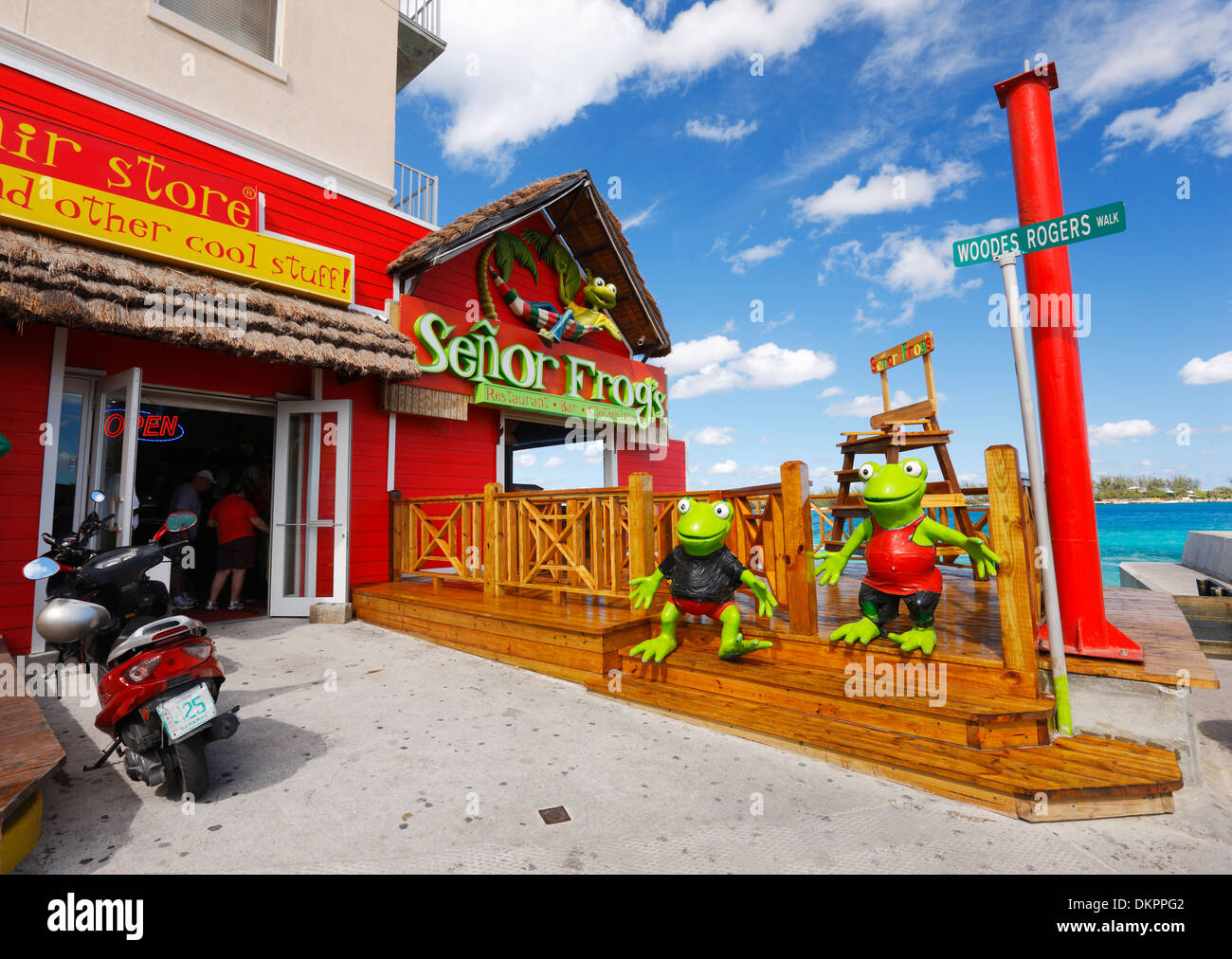 Señor frog bar Nassau Bahamas Stock Photo Alamy