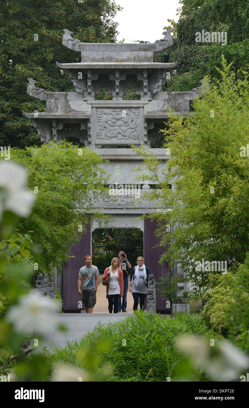 Chinesischer Garten, Bethmannpark, Frankfurt am Main, Hessen