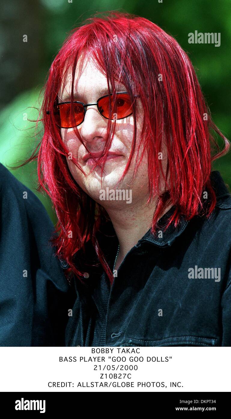 May 21, 2000 - BOBBY TAKAC.BASS PLAYER ''GOO GOO DOLLS''.21/05/2000.Z10B27C.CREDIT:(Credit Image: © Globe Photos/ZUMAPRESS.com) Stock Photo