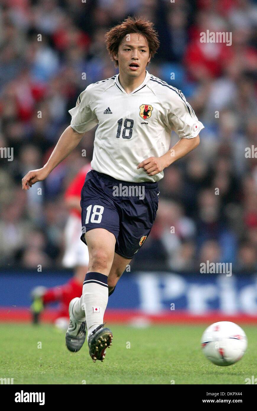 SHINJI ONO.JAPAN. V JAPAN.THE OF MANCHESTER STADIUM
