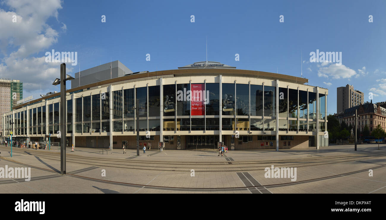 Oper, Willy-Brandt-Platz, Frankfurt am Main, Hessen, Deutschland Stock Photo