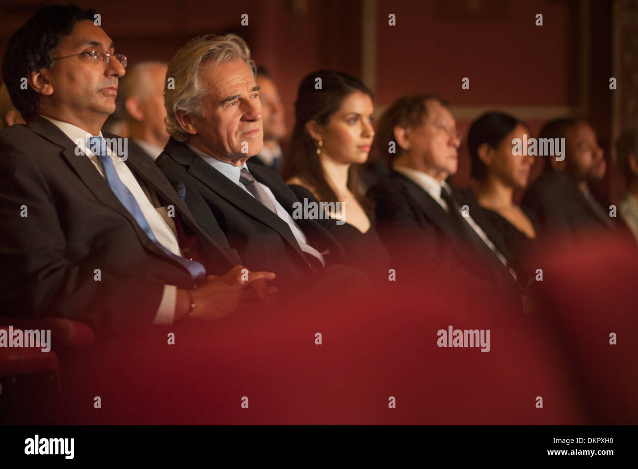 Solemn audience hi-res stock photography and images - Alamy