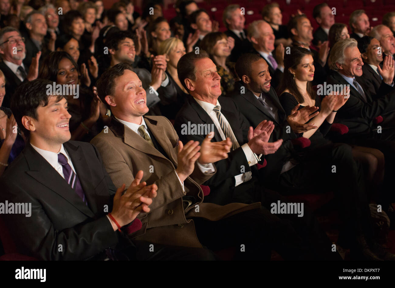 Clapping theater audience Stock Photo: 63813575 - Alamy