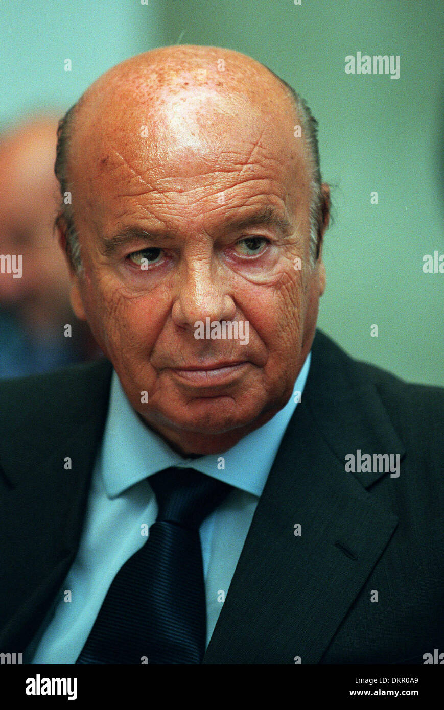 PRIMO NEBIOLO.PRESIDENT OF THE I.A.A.F.21/08/1999.G76C4A Stock Photo