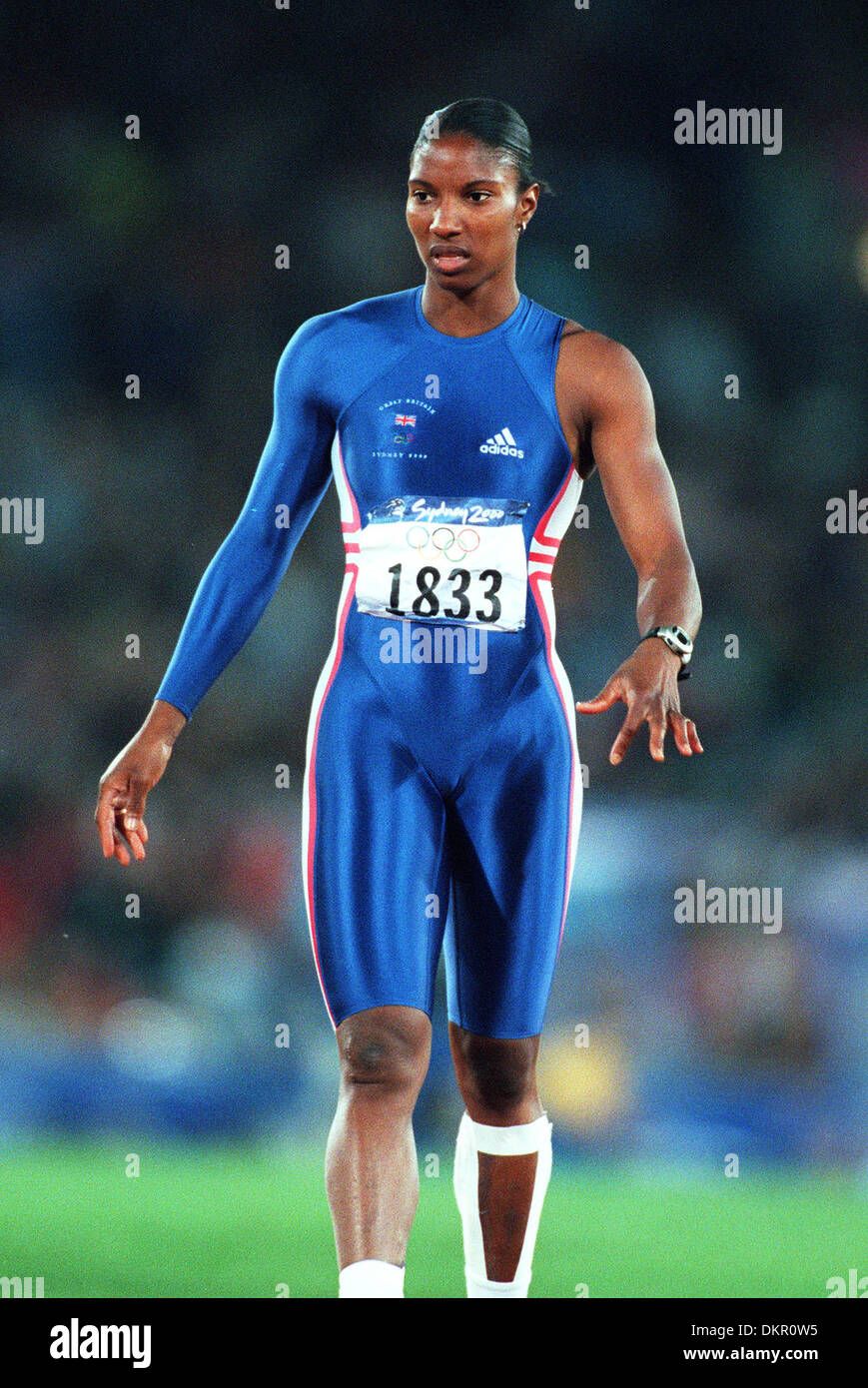 DENISE LEWIS.HEPTATHLON, JAVELIN.DIUM, SYDNEY.SYDNEY, AUSTRALIA