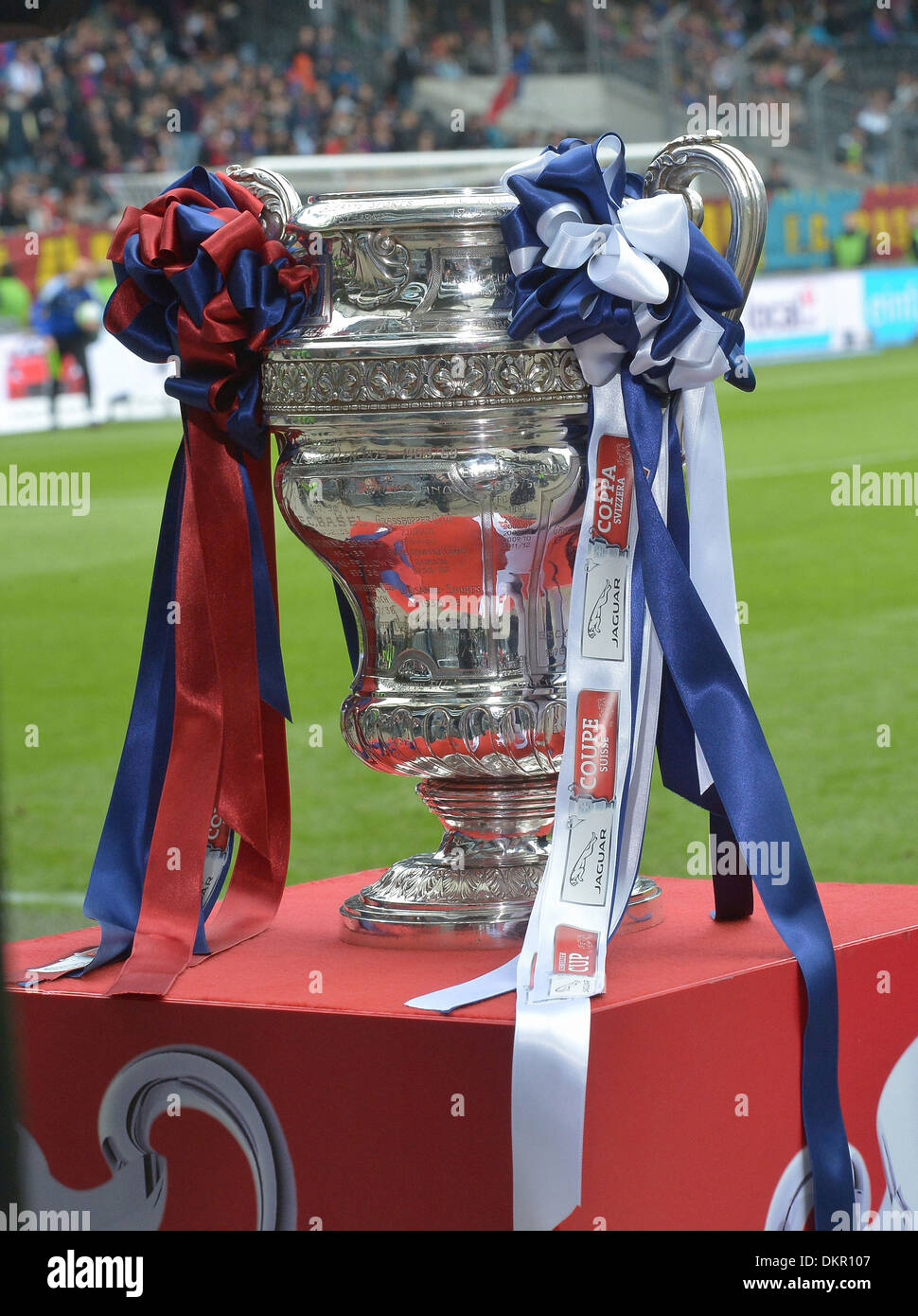Football, Soccer, sport, Switzerland, cup, Final, trophy, Stade de Suisse, Bern Stock Photo