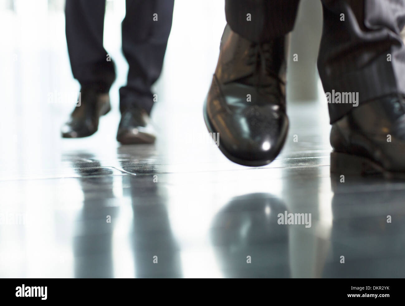 Close up of businessmens feet Stock Photo