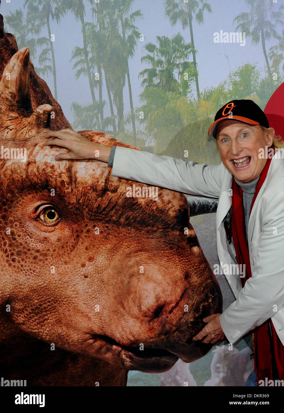 Munich, Germany. 08th Dec, 2013. Comedian Otto Waalkes arrives to the German premiere of the 3D film 'Walking with Dinosaurs' (German title: Dinosaurier 3D - Im Reich der Giganten) in Munich, Germany, 08 December 2013. Otto Waalkes is the voice of the bird 'Alex' in the German language version of the film. The film will open in German theatres on 19 December 2013. Photo: URSULA DUEREN/dpa/Alamy Live News Stock Photo